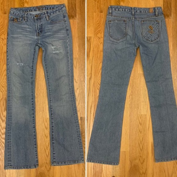 Pepe Jeans Blue Flare & Wide Leg Jeans - Picture 1 of 7